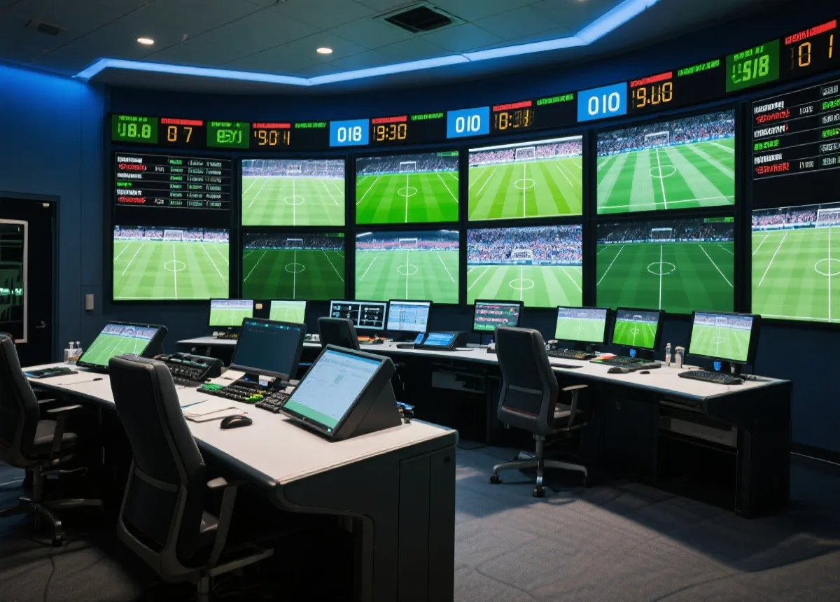 多场比赛实时监控示意图